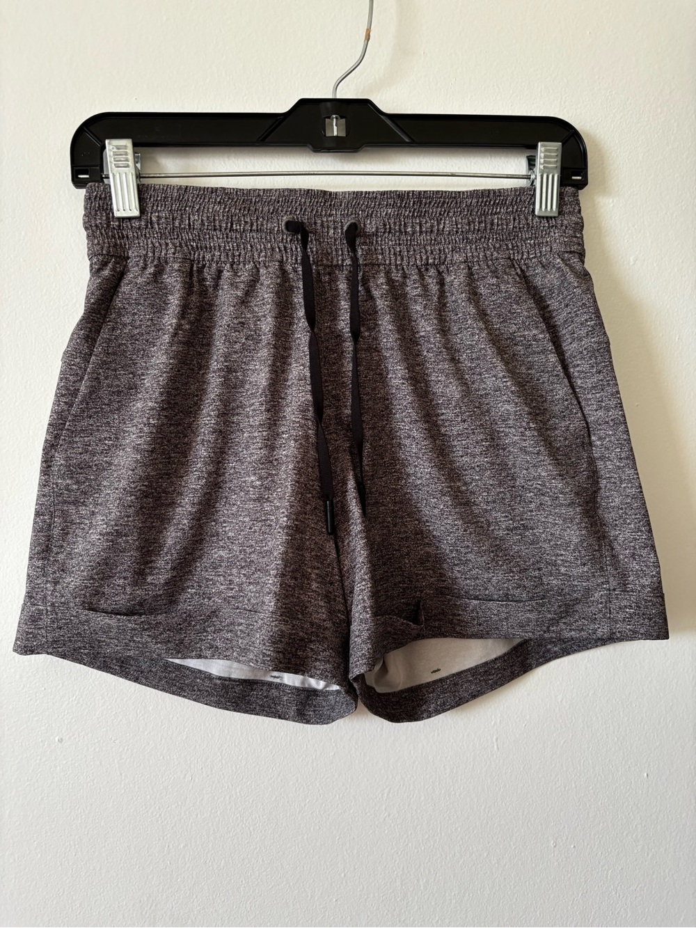 lululemon athletica Heathered Charcoal Athletic Shorts